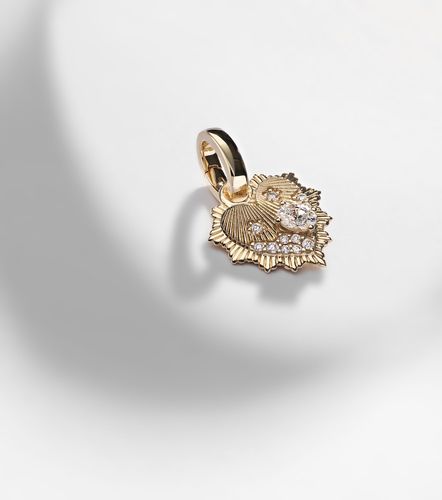 Collier Heart Love Token Mini en or 18 ct et diamants - FoundRae - Modalova