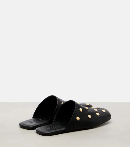 Chloé Mules Rita en cuir à ornements - Chloe - Modalova