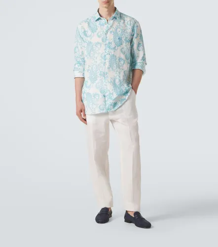 Etro Pantalon slim en lin - Etro - Modalova