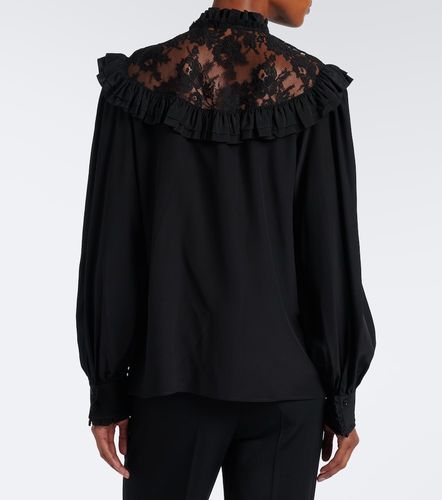 Chloé Blouse en soie et dentelle - Chloe - Modalova