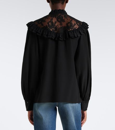 Chloé Blouse en soie et dentelle - Chloe - Modalova