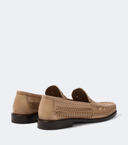 Mocassins en cuir tressé - Brunello Cucinelli - Modalova
