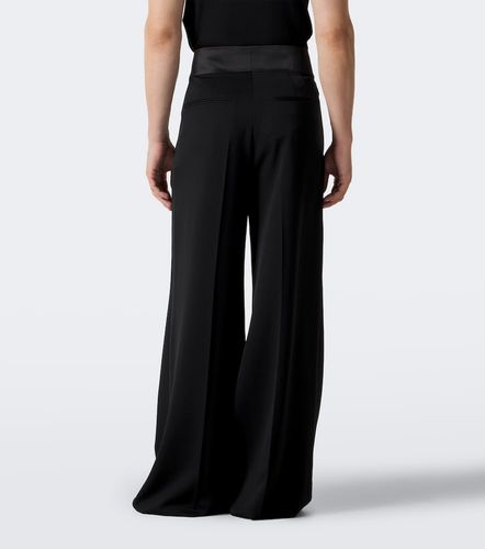 Pantalon ample en laine à pinces - Saint Laurent - Modalova