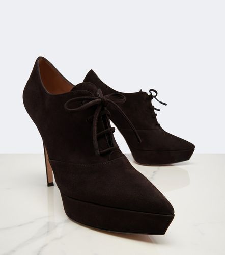 Escarpins à plateau en daim - Gianvito Rossi - Modalova