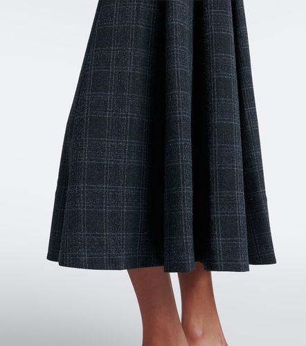 Staud Robe midi Wells à carreaux - Staud - Modalova