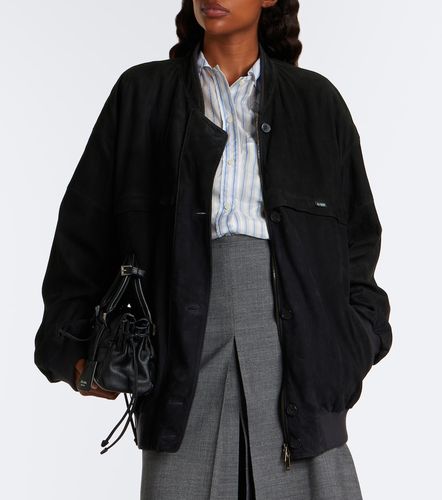 Prada Veste bomber oversize en daim - Prada - Modalova