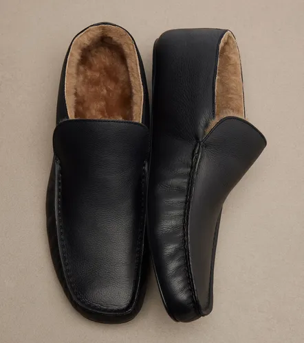 Mocassins Leo en cuir et shearling - The Row - Modalova