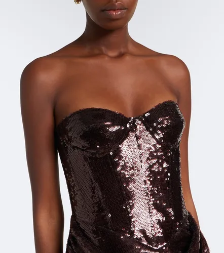 Robe bustier à sequins - The New Arrivals Ilkyaz Ozel - Modalova