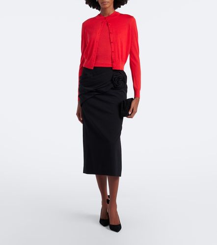 Pull sans manches en laine et soie mélangées - Carolina Herrera - Modalova