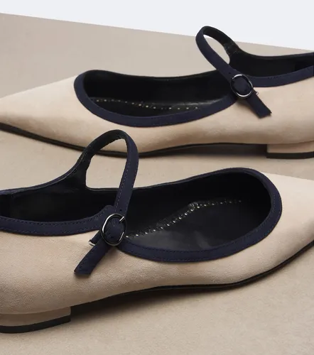 Ballerines Perdiccamod en daim - Manolo Blahnik - Modalova