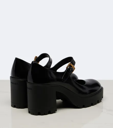 Prada Escarpins Mary Jane en cuir - Prada - Modalova