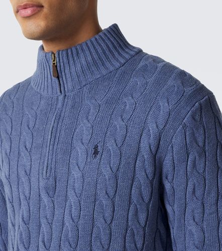 Pull Pony en coton à col zippé - Polo Ralph Lauren - Modalova