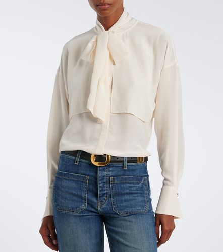 Blouse Darlis en crêpe de Chine - Veronica Beard - Modalova