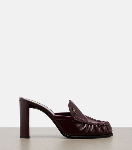 Mules Le Loafer Cassandre en cuir - Saint Laurent - Modalova