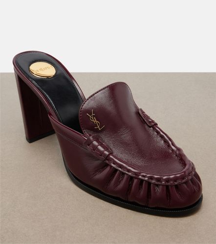 Mules Le Loafer Cassandre en cuir - Saint Laurent - Modalova