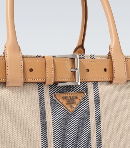 Cabas Buckle à finitions en cuir - Prada - Modalova