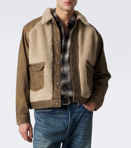 RRL Veste en denim et shearling - RRL - Modalova