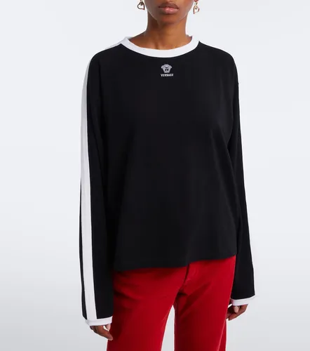 Sweat-shirt Medusa en coton mélangé - Versace - Modalova