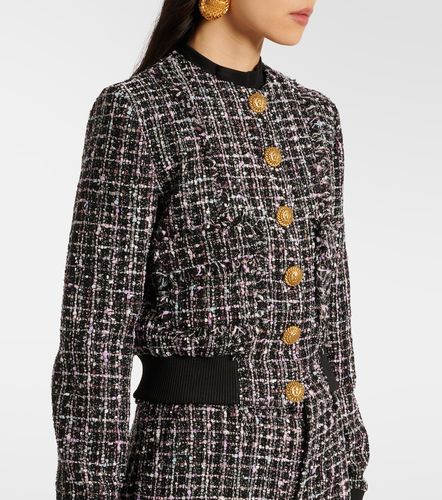Balmain Bomber en tweed - Balmain - Modalova