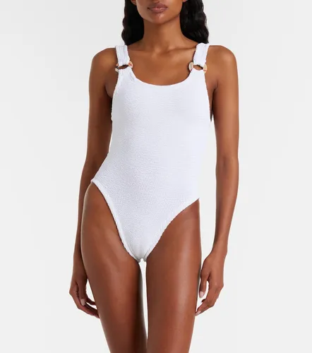 X Hunza G – Maillot de bain Domino Check - Burberry - Modalova