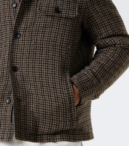 Veste en tweed de laine mélangée - Moncler - Modalova