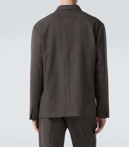 Blazer Halt rayé en laine et coton - Our Legacy - Modalova