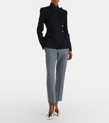 Veste en tweed de laine et mohair - McQueen - Modalova