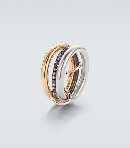 Bague Libra en or 18 ct, argent sterling et diamants - Spinelli Kilcollin - Modalova