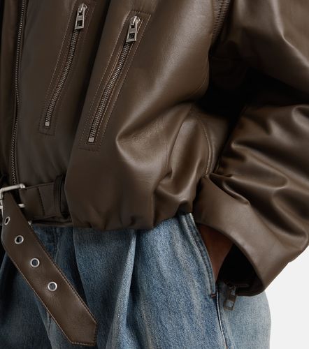 Loewe Veste raccourcie en cuir - Loewe - Modalova