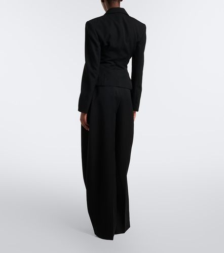 Pantalon ample en laine vierge - Mugler - Modalova
