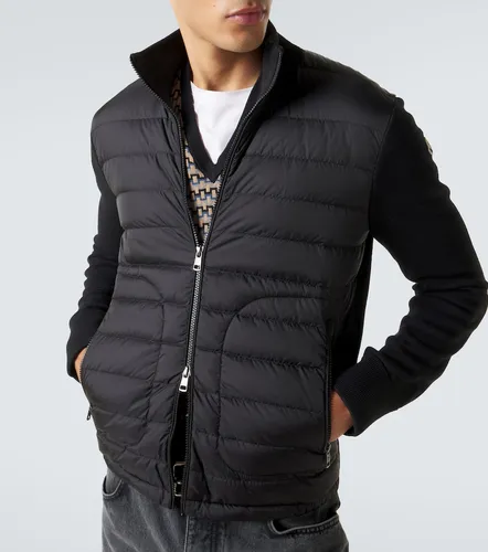 Cardigan Tricot à empiècements en duvet - Moncler - Modalova