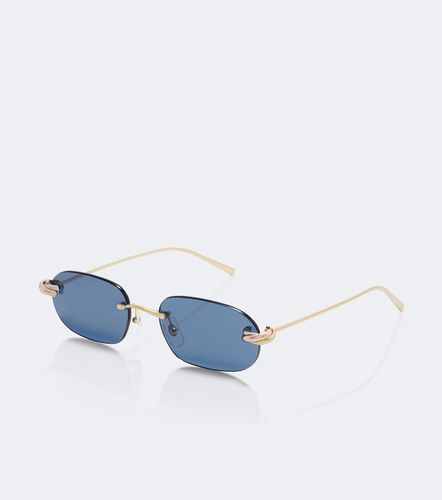Lunettes de soleil rectangulaires Trinity De Cartier - Cartier Eyewear Collection - Modalova