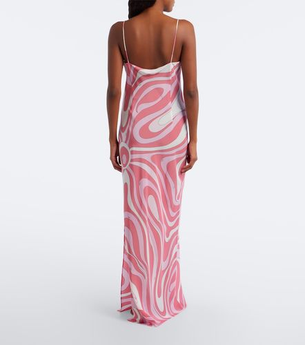 Pucci Robe longue Marmo en soie - Pucci - Modalova