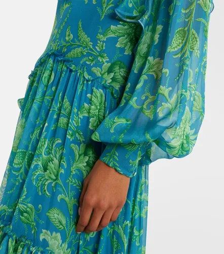 Robe longue en mousseline de soie - Etro - Modalova