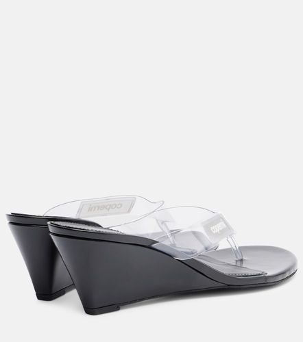 Mules compensées en PVC à logo - Coperni - Modalova