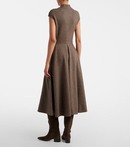 Robe midi Maisey en laine, soie et cachemire - Ralph Lauren Collection - Modalova
