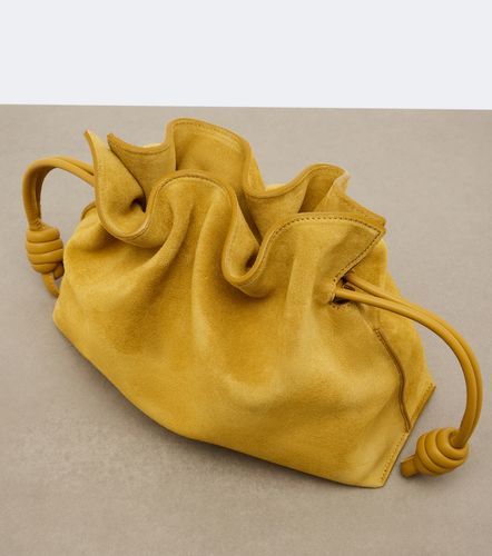 Pochette Flamenco Medium en daim - Loewe - Modalova