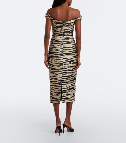 Robe midi Amina en jacquard - Markarian - Modalova