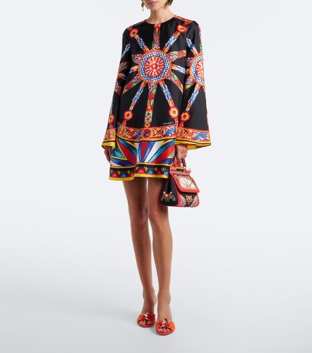Cafetan Carretto en soie - Dolce&Gabbana - Modalova