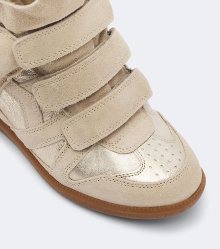 Baskets compensées Bekett en cuir et daim - Isabel Marant - Modalova