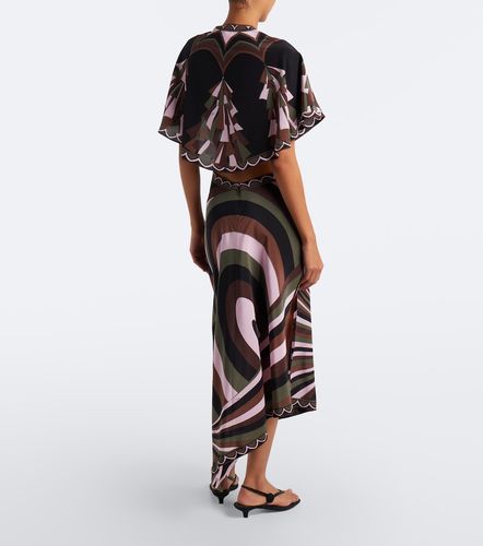 Robe midi Iride Baiadera en soie - Pucci - Modalova