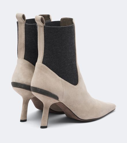 Bottines Chelsea Monili en daim - Brunello Cucinelli - Modalova