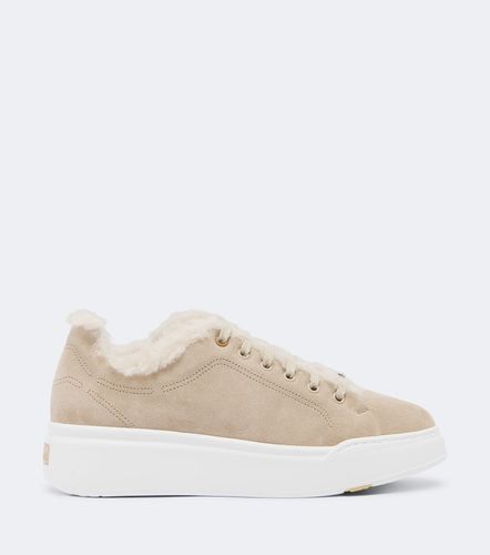 Baskets en daim et shearling - Max Mara - Modalova