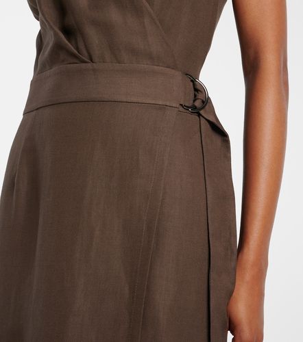 Robe portefeuille en sergé - Brunello Cucinelli - Modalova