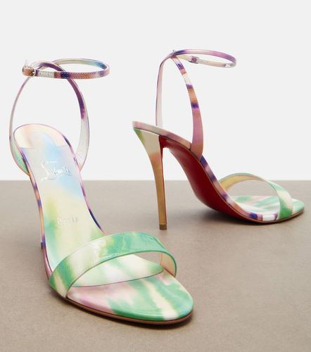 Sandales Miss Z en cuir verni à imprimé - Christian Louboutin - Modalova
