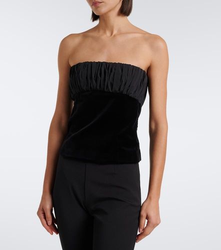 Top bustier Dean en velours de coton - Posse - Modalova