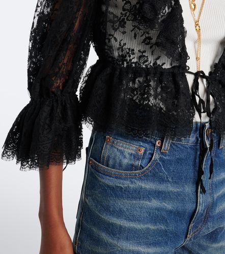 Chloé Blouse en dentelle de coton mélangé - Chloe - Modalova