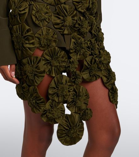 Jupe midi asymétrique à appliqués - Victoria Beckham - Modalova
