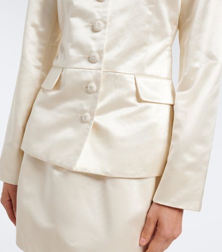 Veste Verity en satin de coton et soie - Posse - Modalova