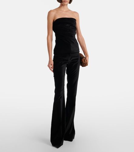 Tove Pantalon flare Roux en velours - Tove - Modalova